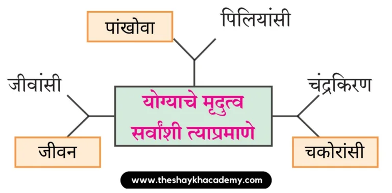 IMG 20230706 142955 पाठ २ – संतवाणी (आ) योगी सर्वकाळ सुखदाता