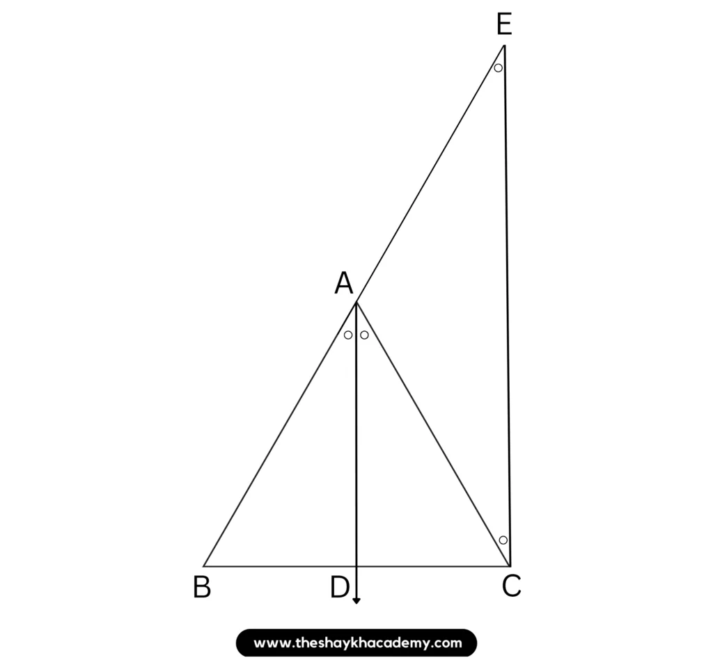 Angle bisector theorem converse hotsell