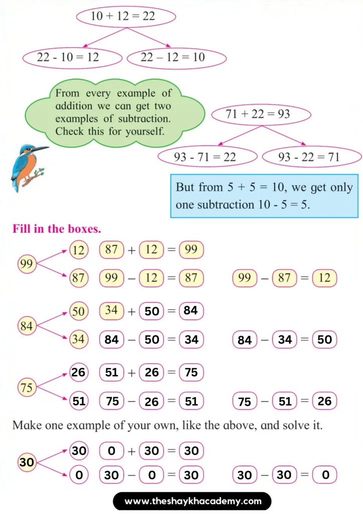 31 20230816 124303 0030 Part One – Lesson 18 – Addition and subtraction – a pair