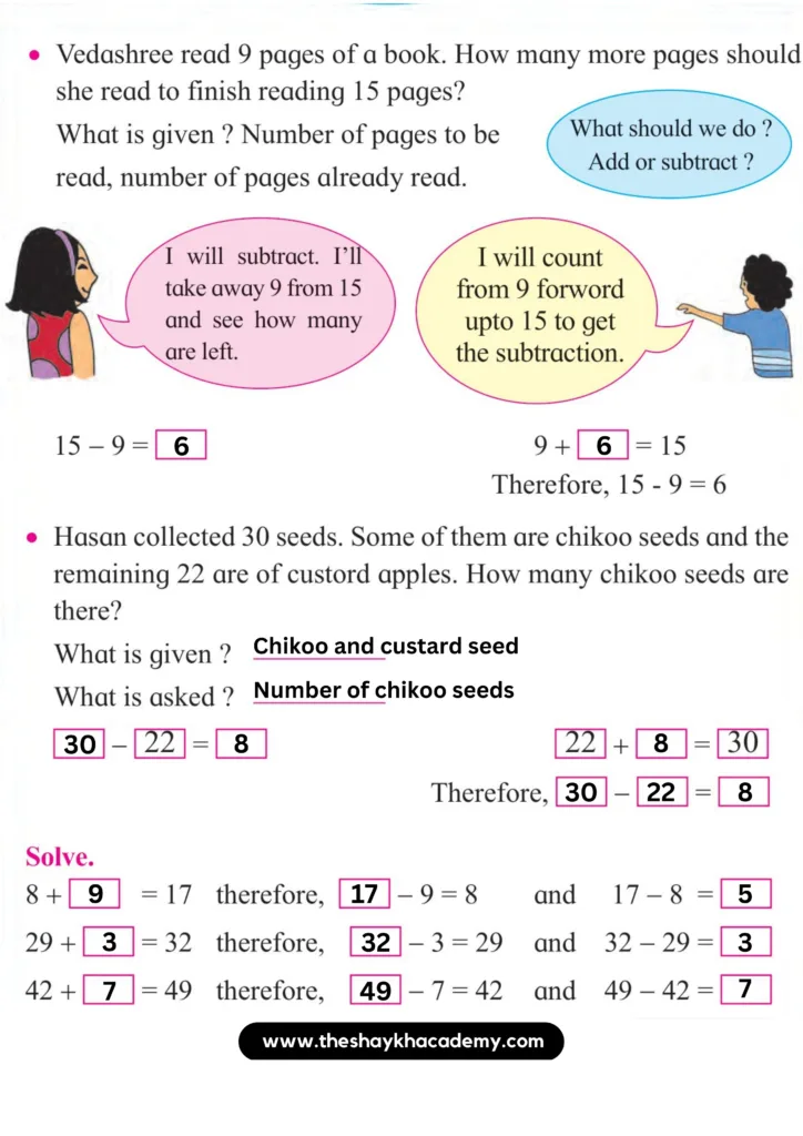 32 20230816 124303 0031 Part One – Lesson 18 – Addition and subtraction – a pair