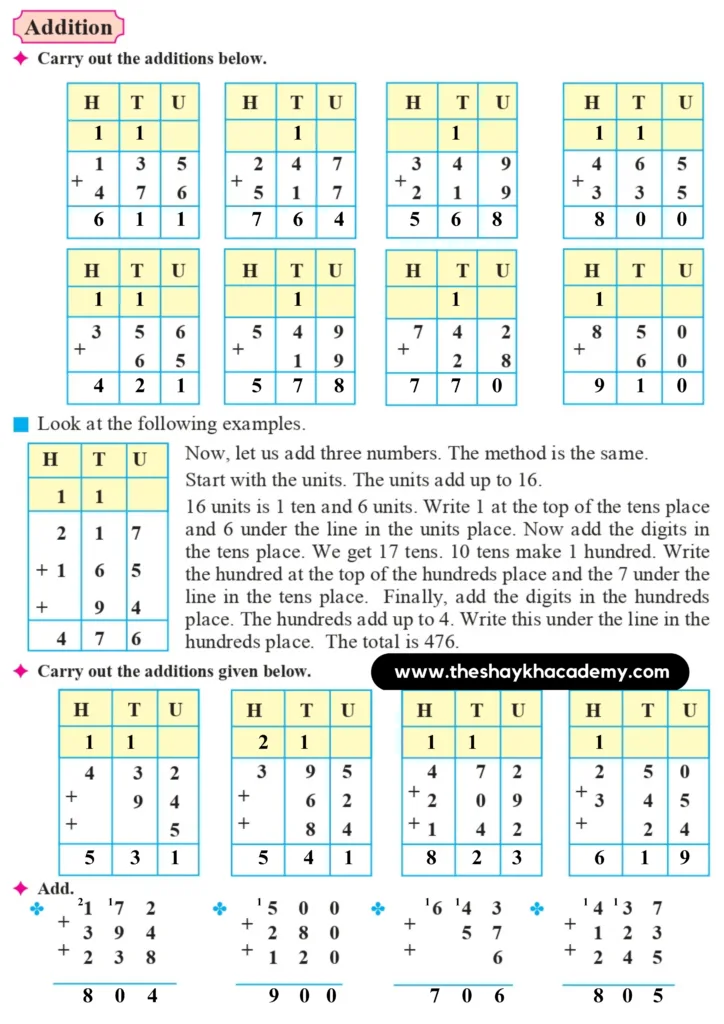 36 20230901 120503 0002 Part Two – Lesson 1 - Addition by Carrying Over