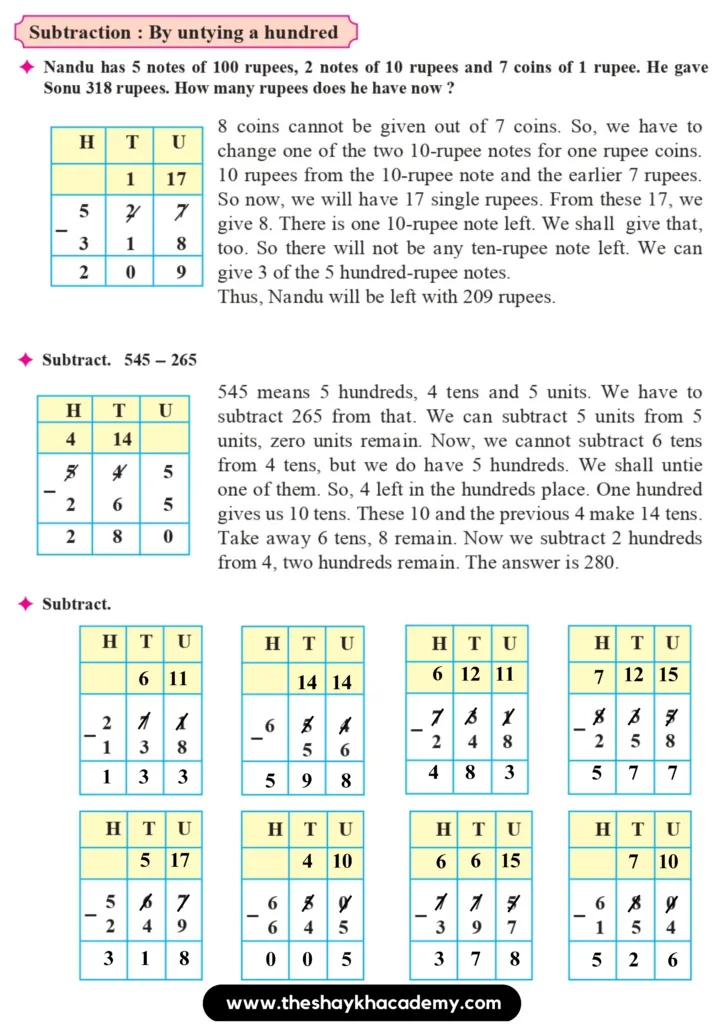 42 20230902 205936 0002 Lesson 2 – Subtraction by Borrowing