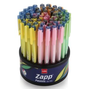 Cello Zapp Pastels Gel Pens | Pack of 50