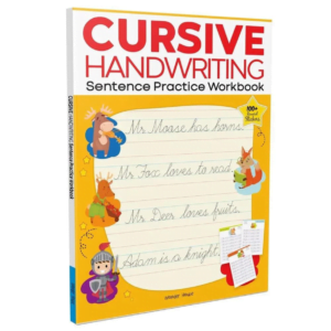 Cursive Handwriting Sentence Practice Workbook