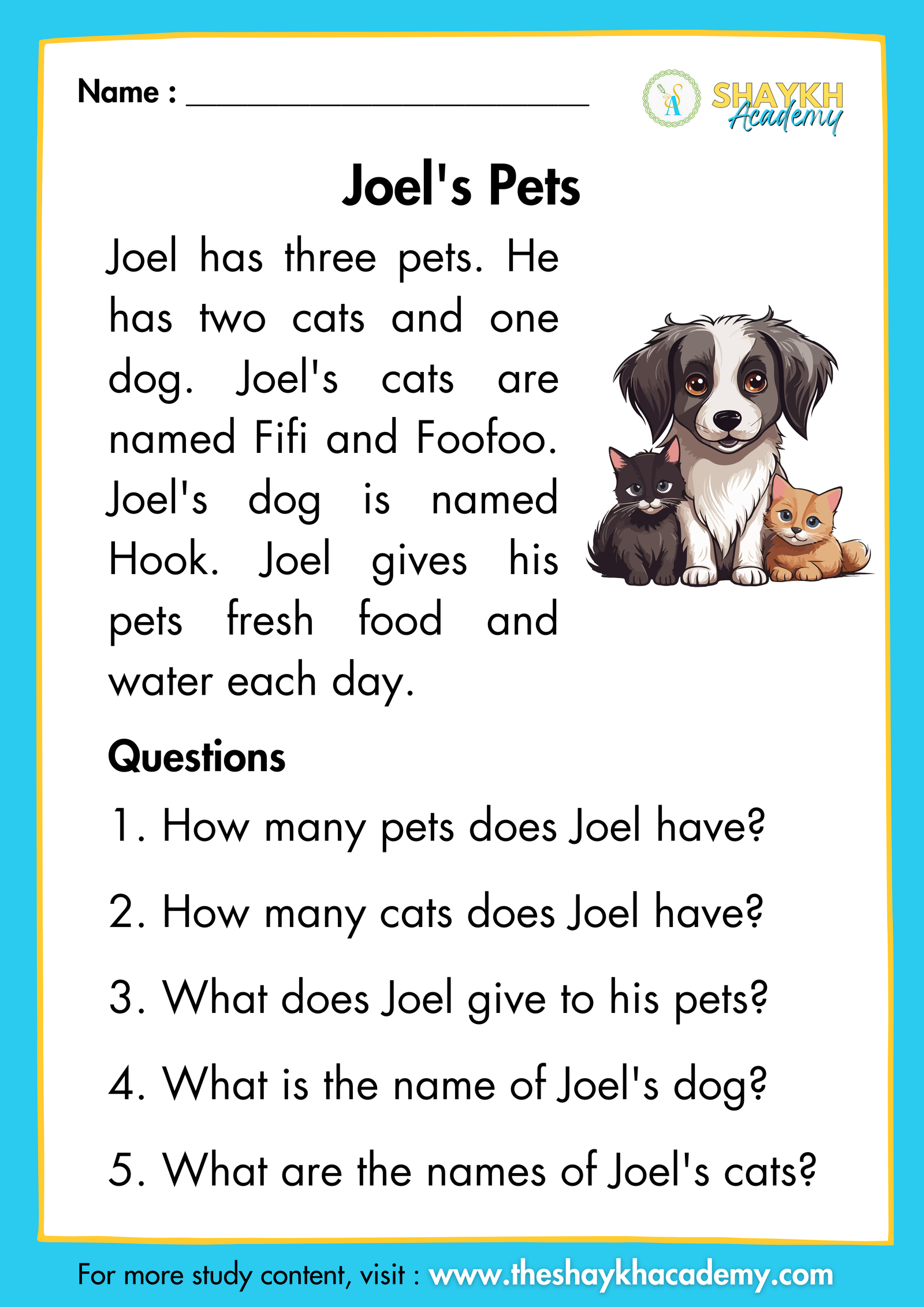 Joel's Pets