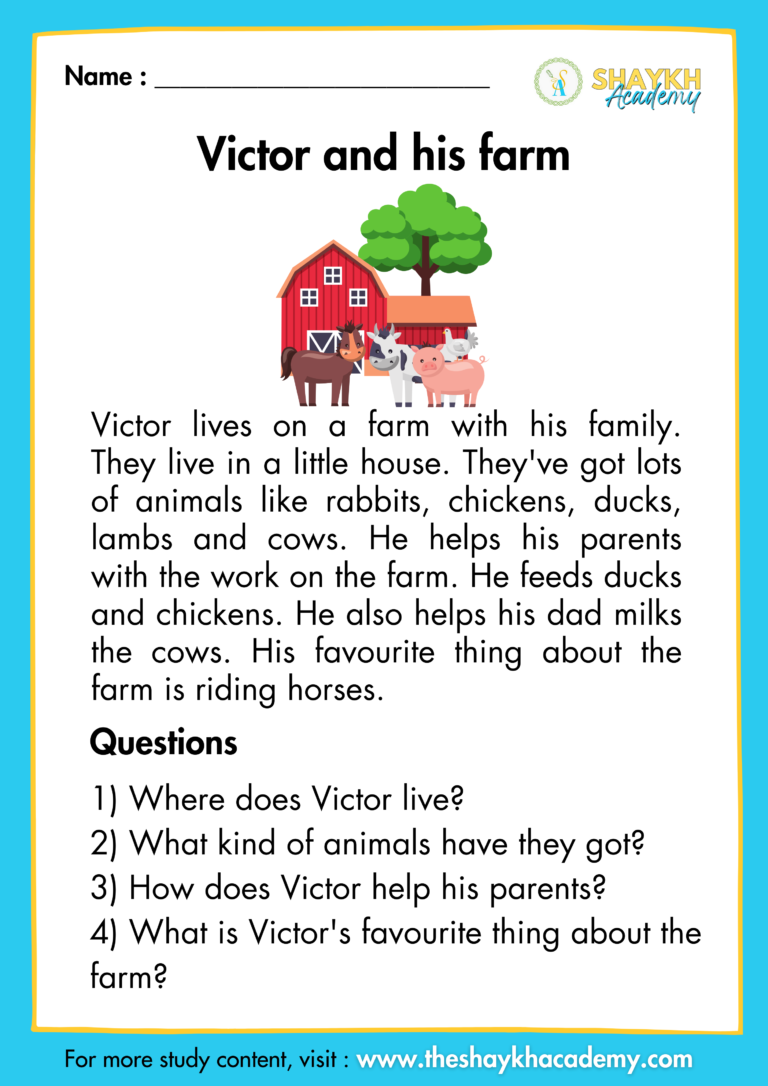 Victor and his farm