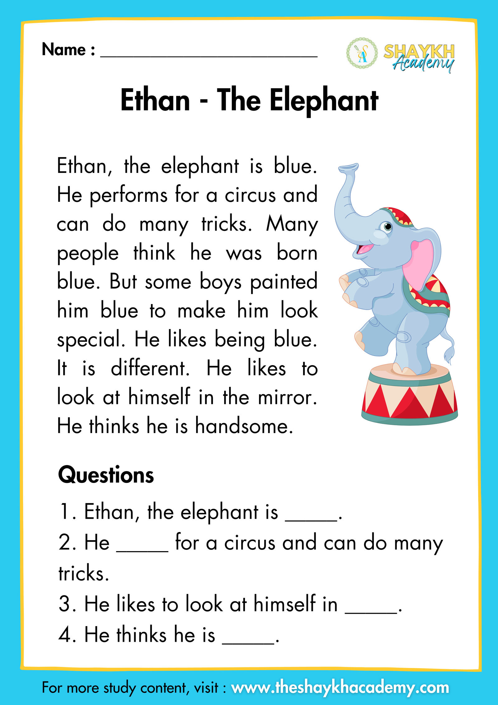 Ethan the Elephant