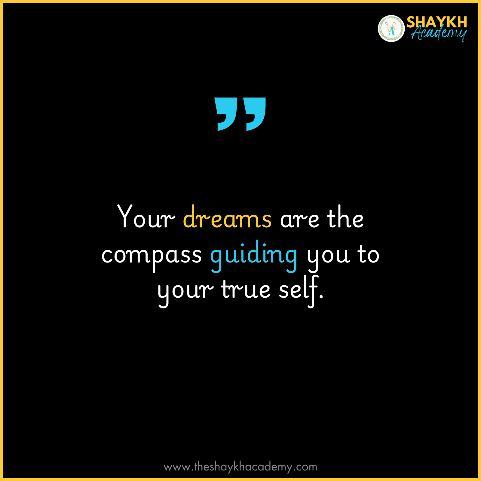 Your dreams are the compass guiding you to your true self