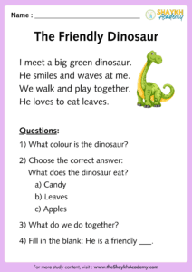The Friendly Dinosaur