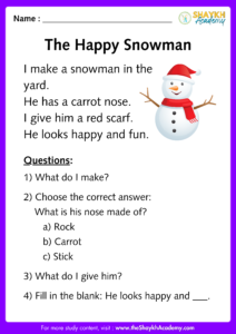The Happy Snowman