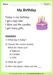 My Birthday