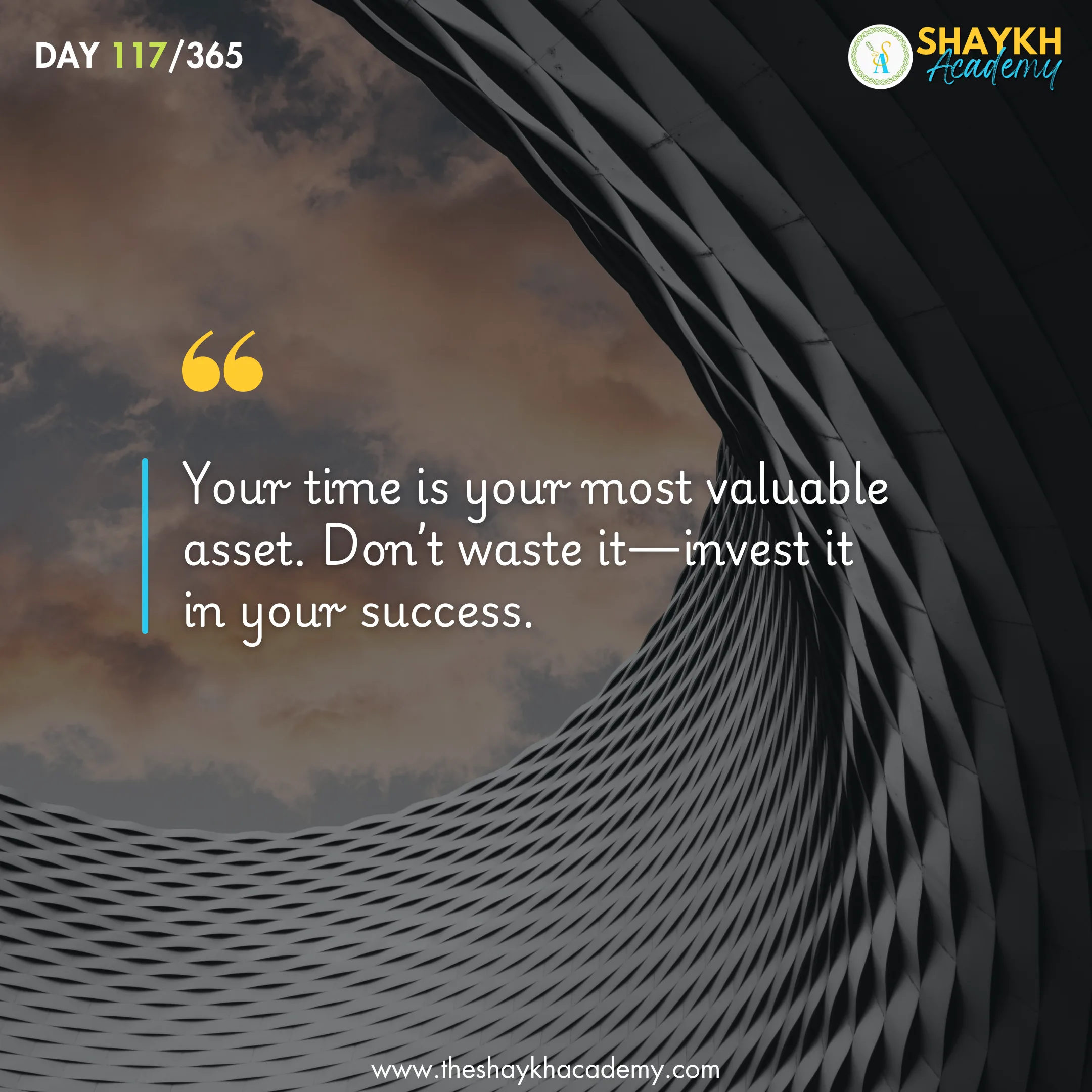 Your time is your most valuable asset. Don’t waste it—invest it in your success.