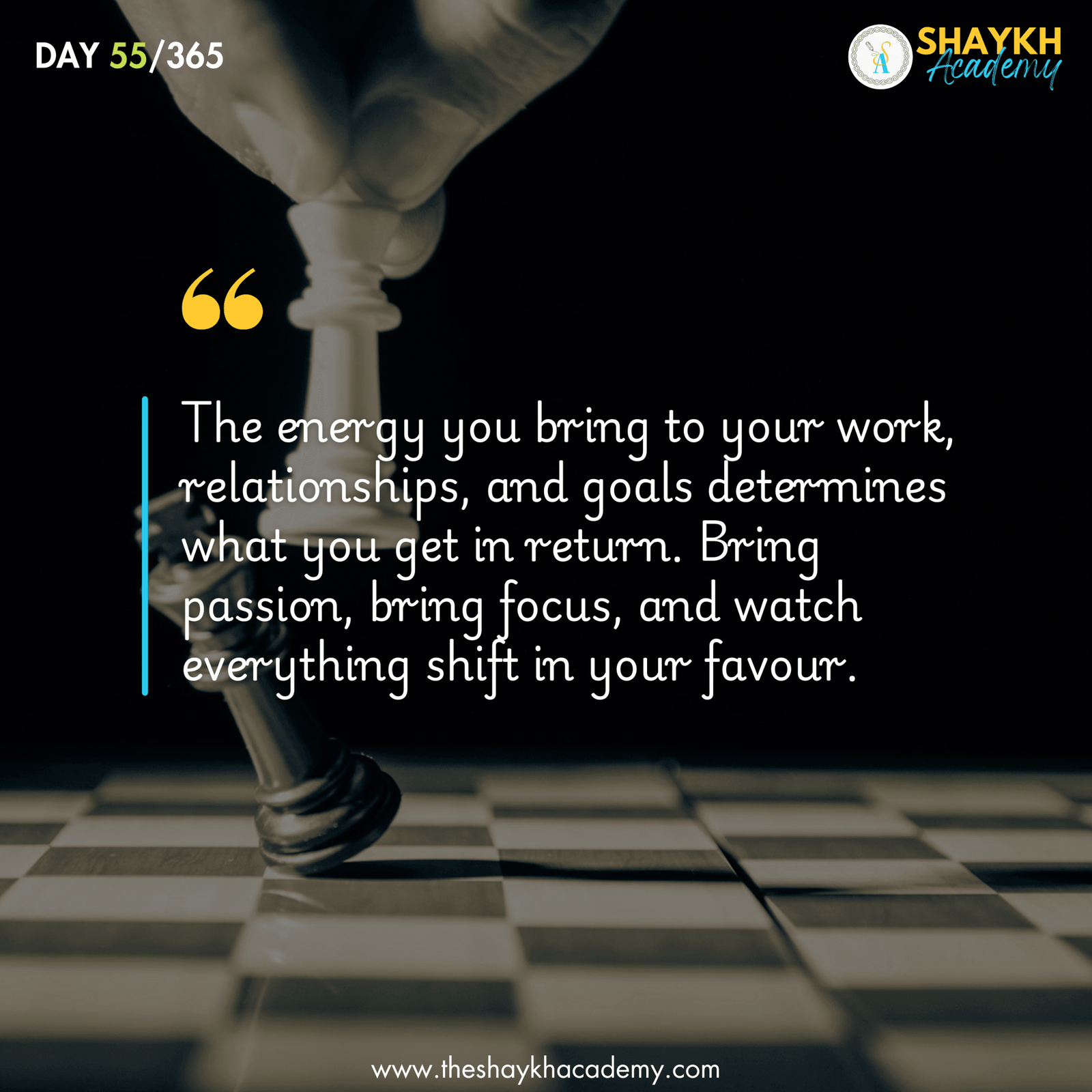 The energy you bring to your work, relationships, and goals determines what you get in return. Bring passion, bring focus, and watch everything shift in your favour.