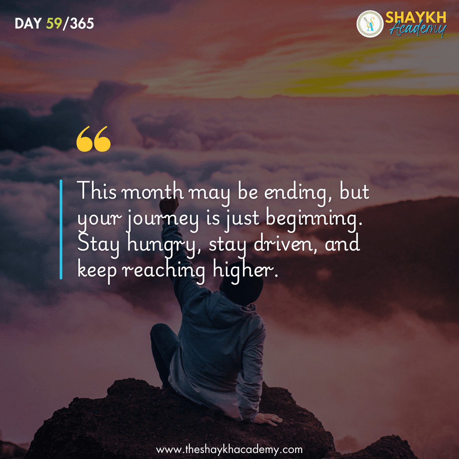 This month may be ending, but your journey is just beginning. Stay hungry, stay driven, and keep reaching higher.
