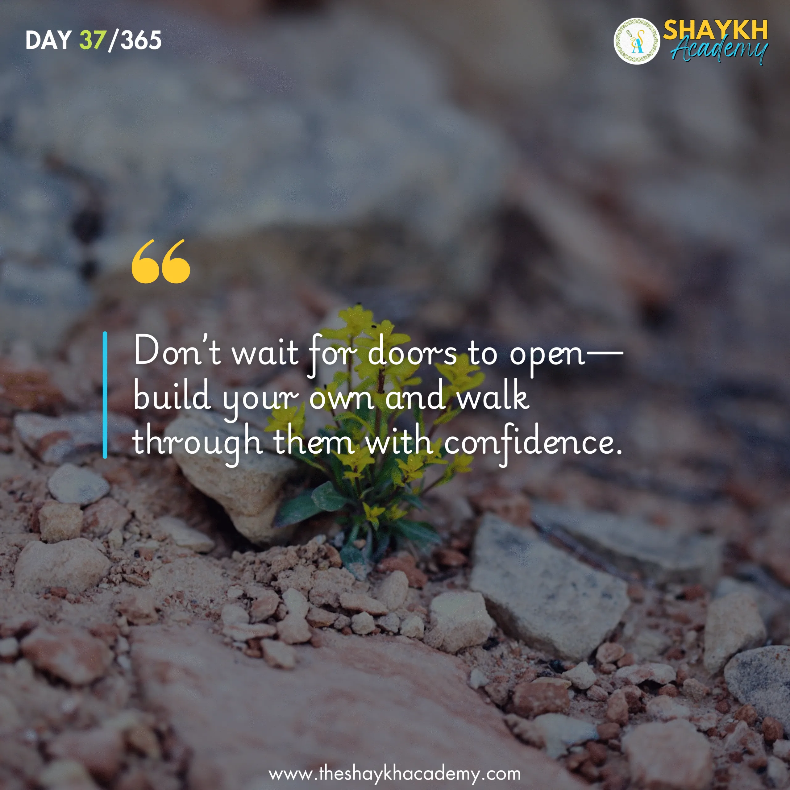 Don’t wait for doors to open—build your own and walk through them with confidence.