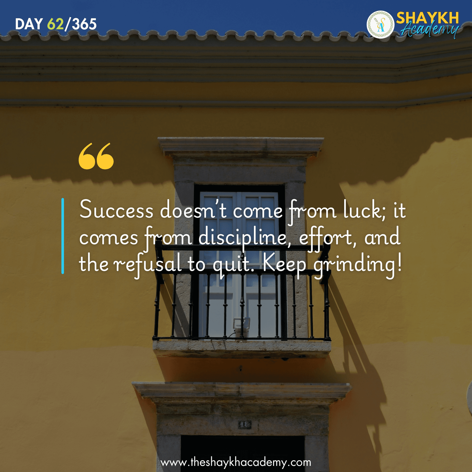 Success doesn’t come from luck; it comes from discipline, effort, and the refusal to quit. Keep grinding!