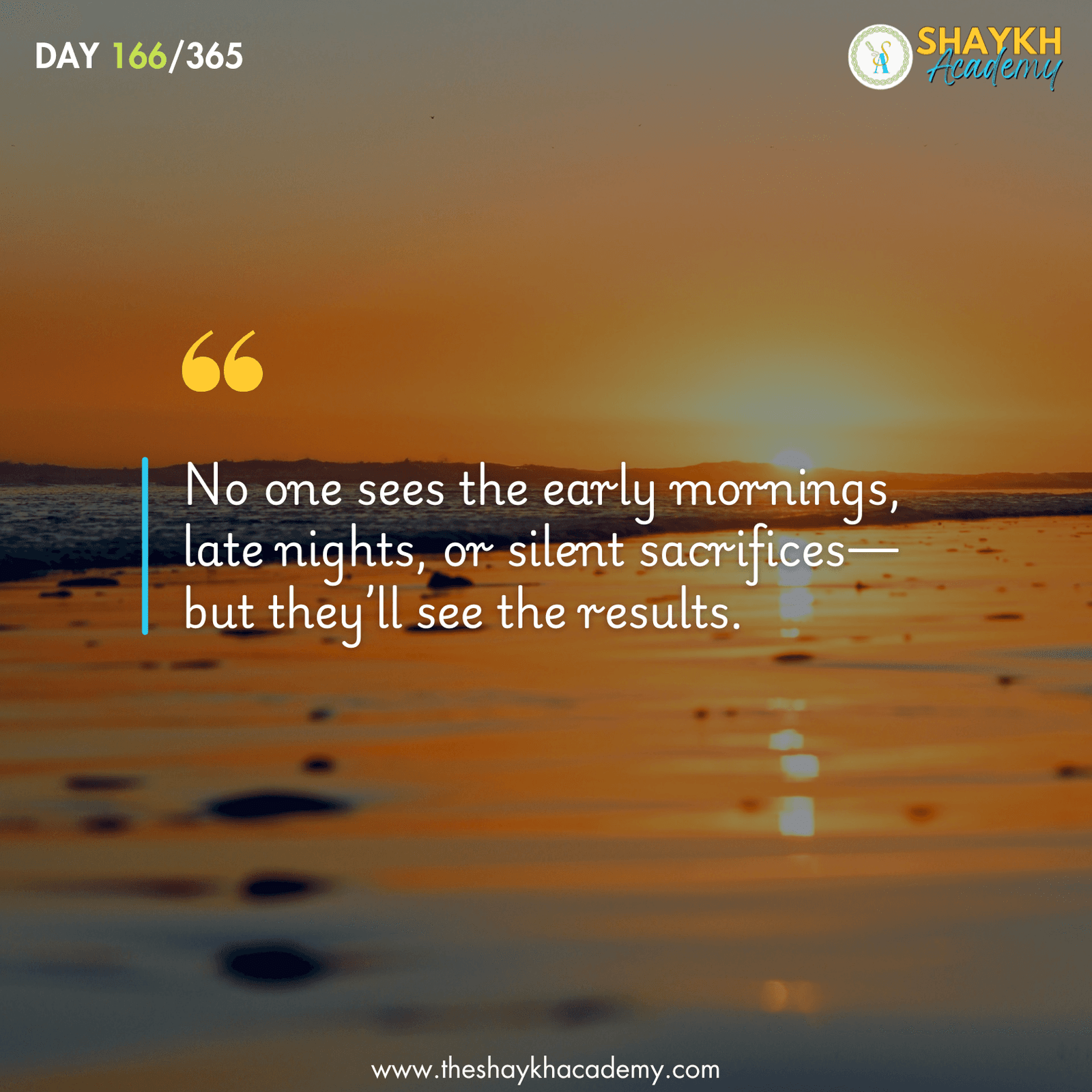 No one sees the early mornings, late nights, or silent sacrifices—but they’ll see the results.