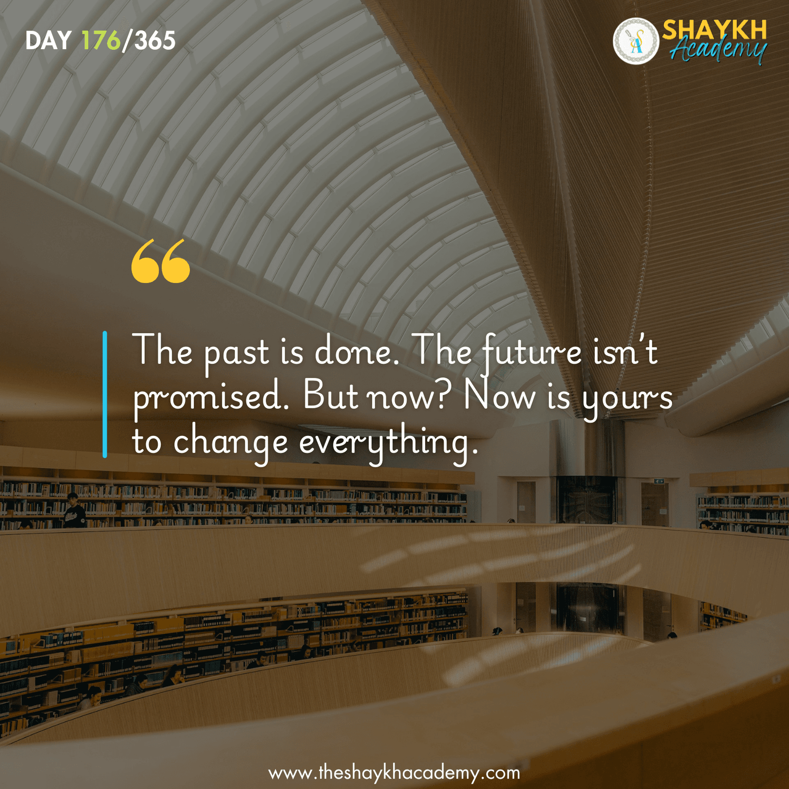 The past is done. The future isn’t promised. But now? Now is yours to change everything.
