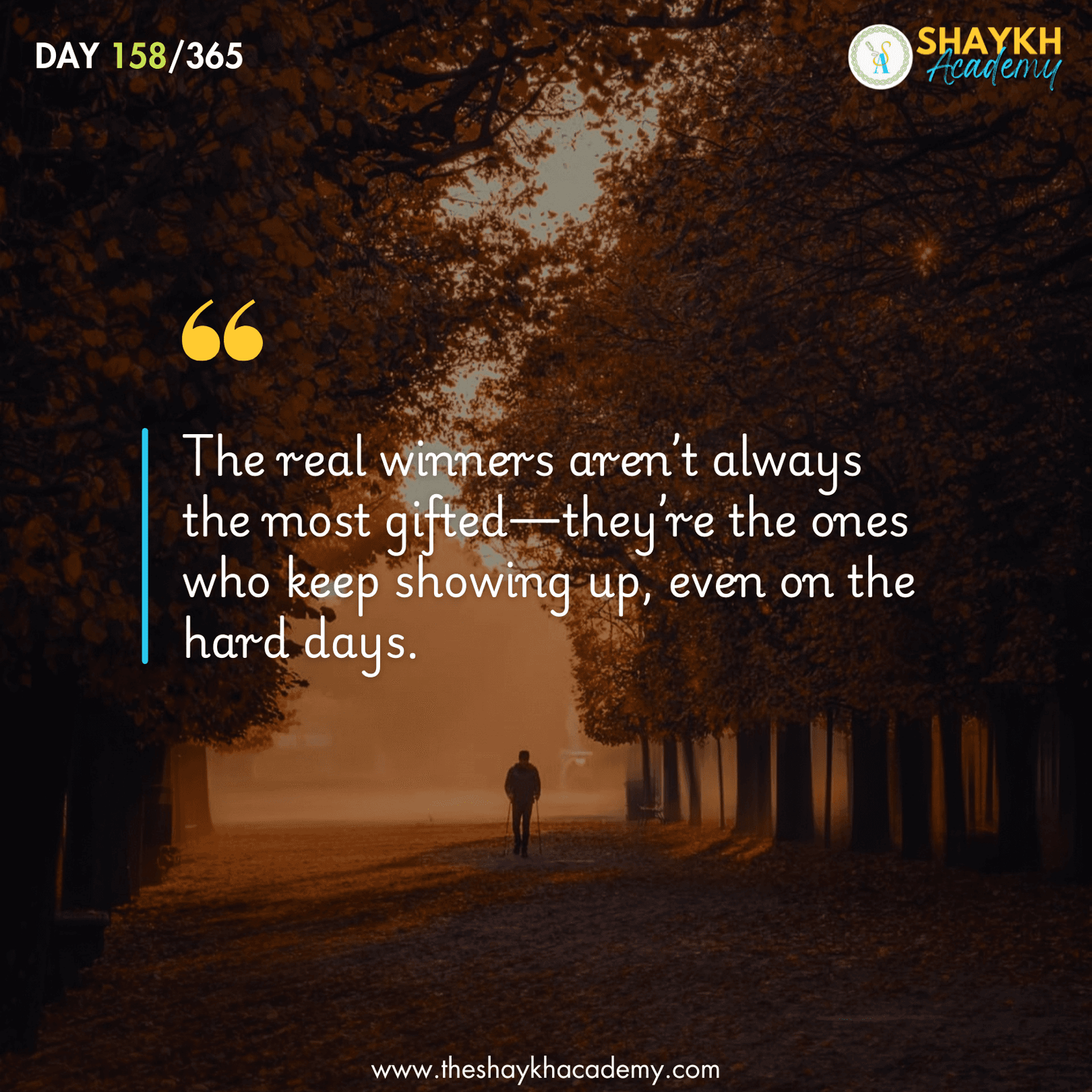 The real winners aren’t always the most gifted—they’re the ones who keep showing up, even on the hard days.