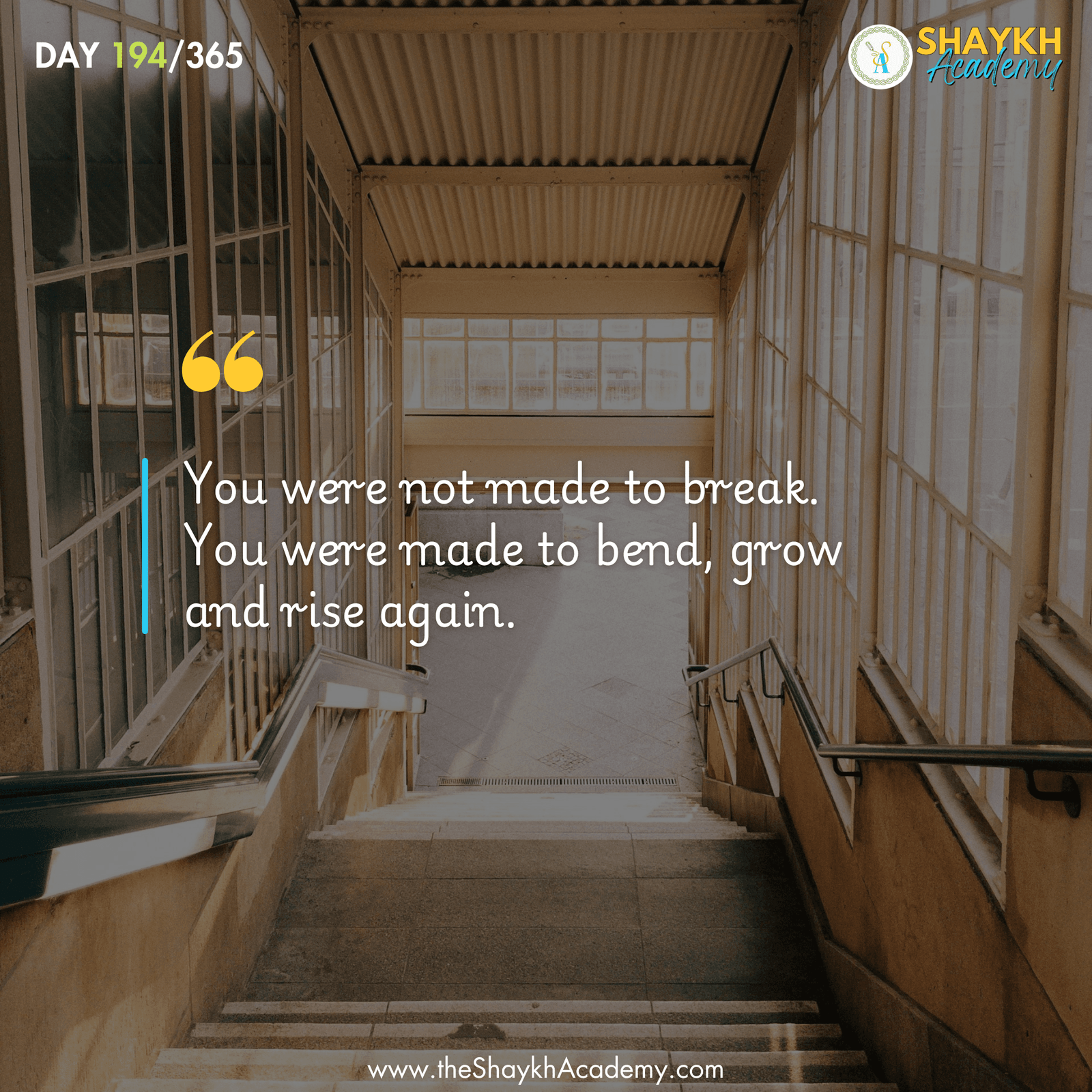 You were not made to break. You were made to bend, grow, and rise again.