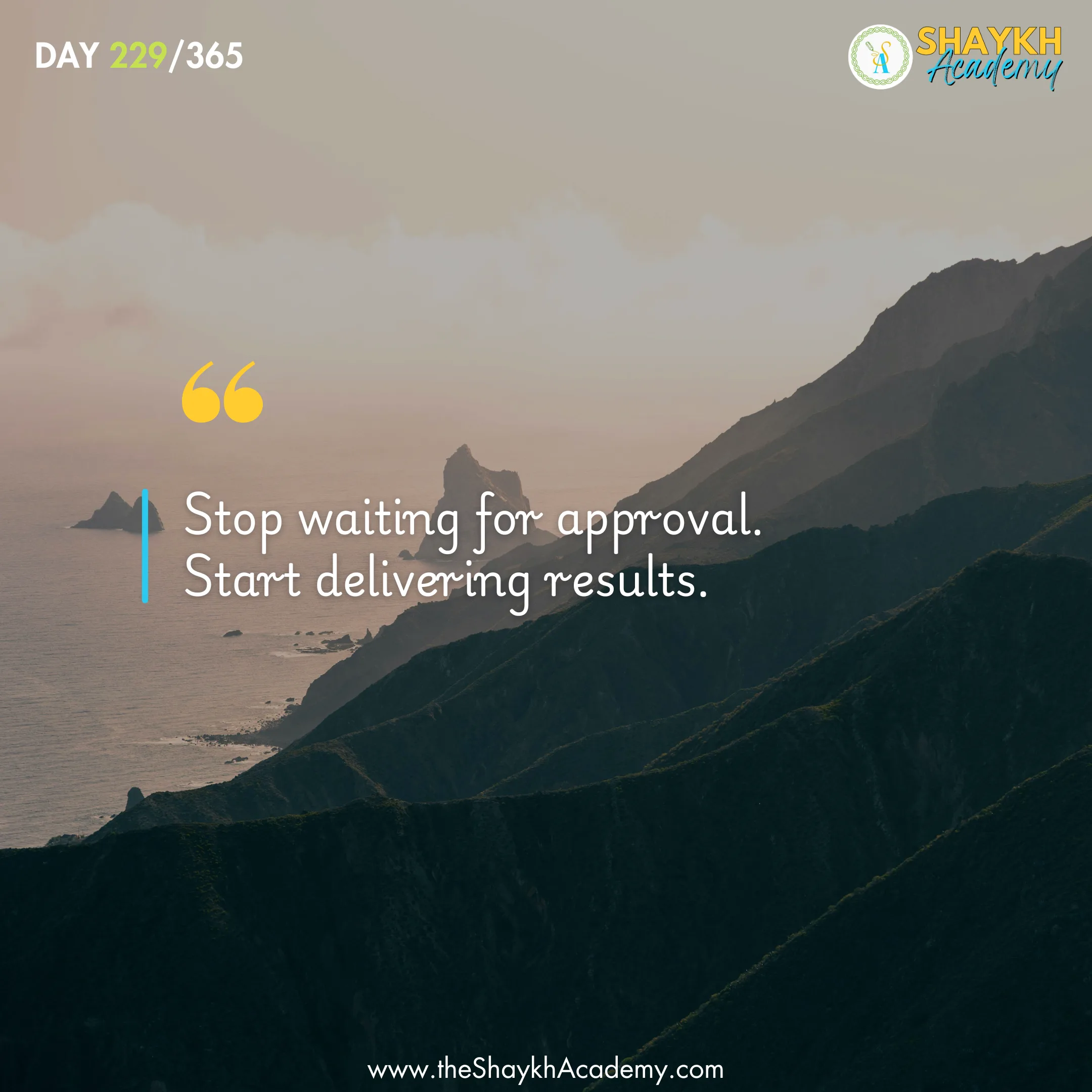 Stop waiting for approval. Start delivering results.