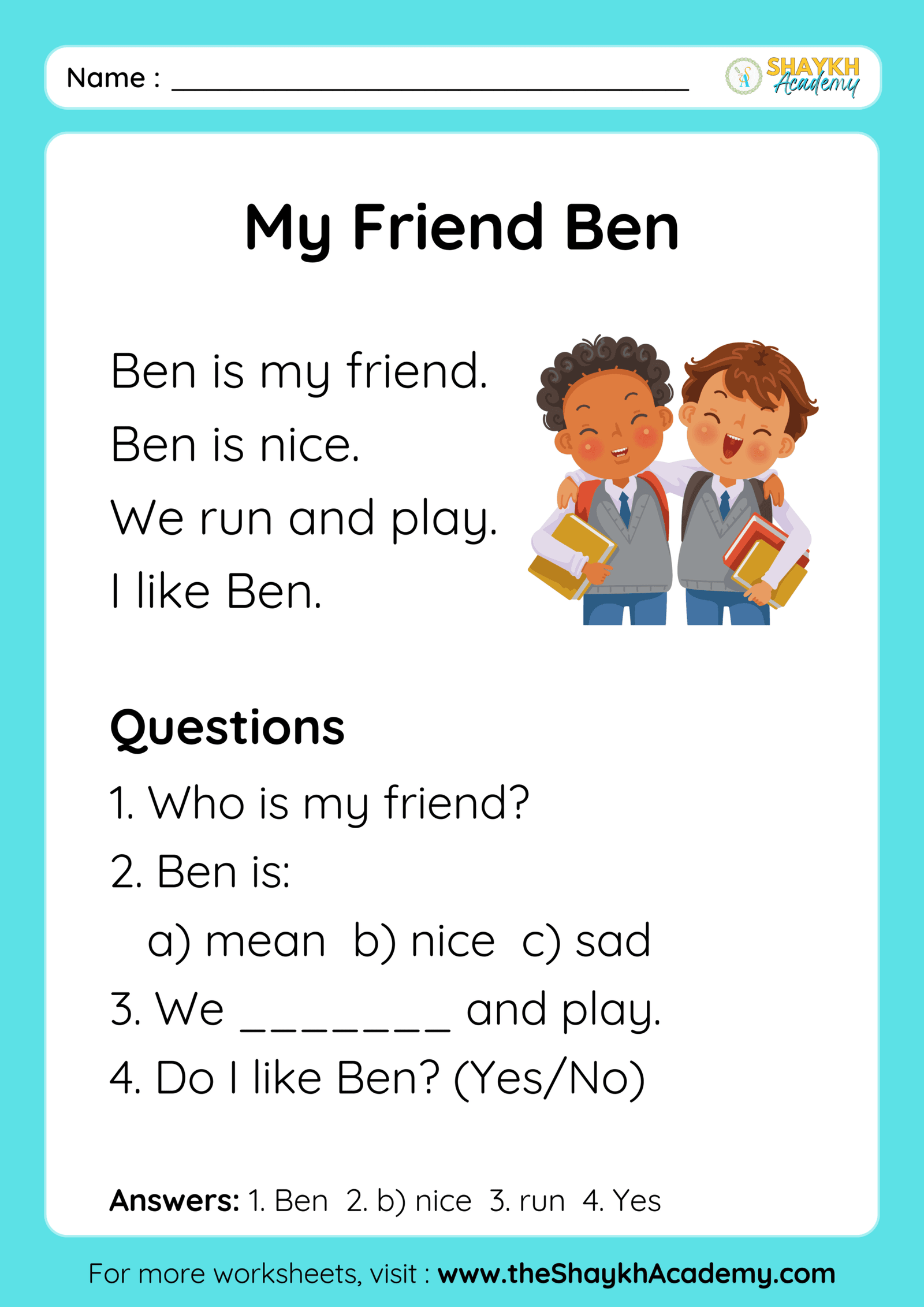 My Friend Ben