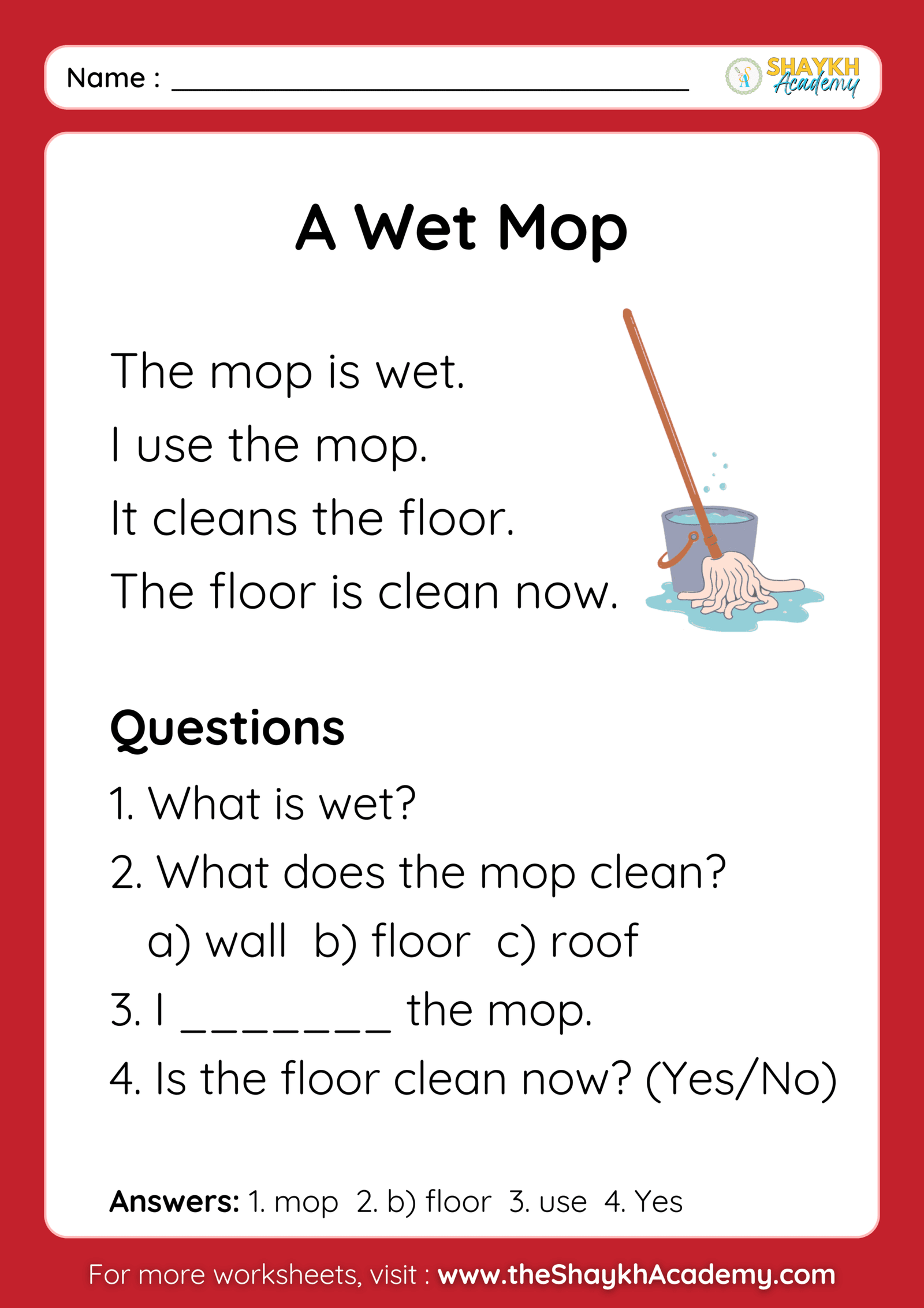 A Wet Mop