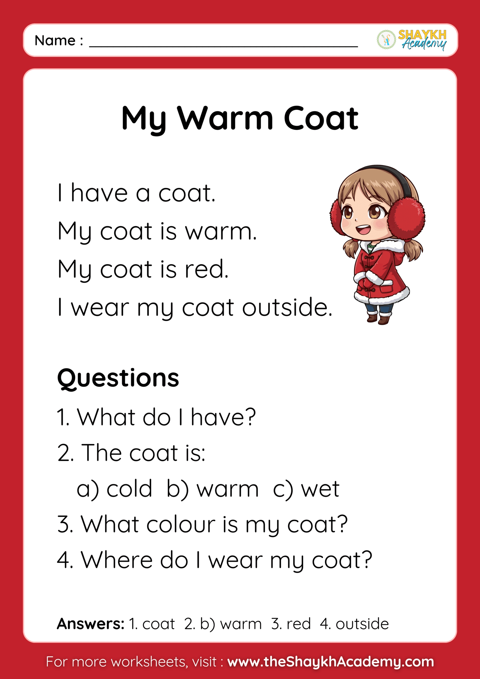 My Warm Coat
