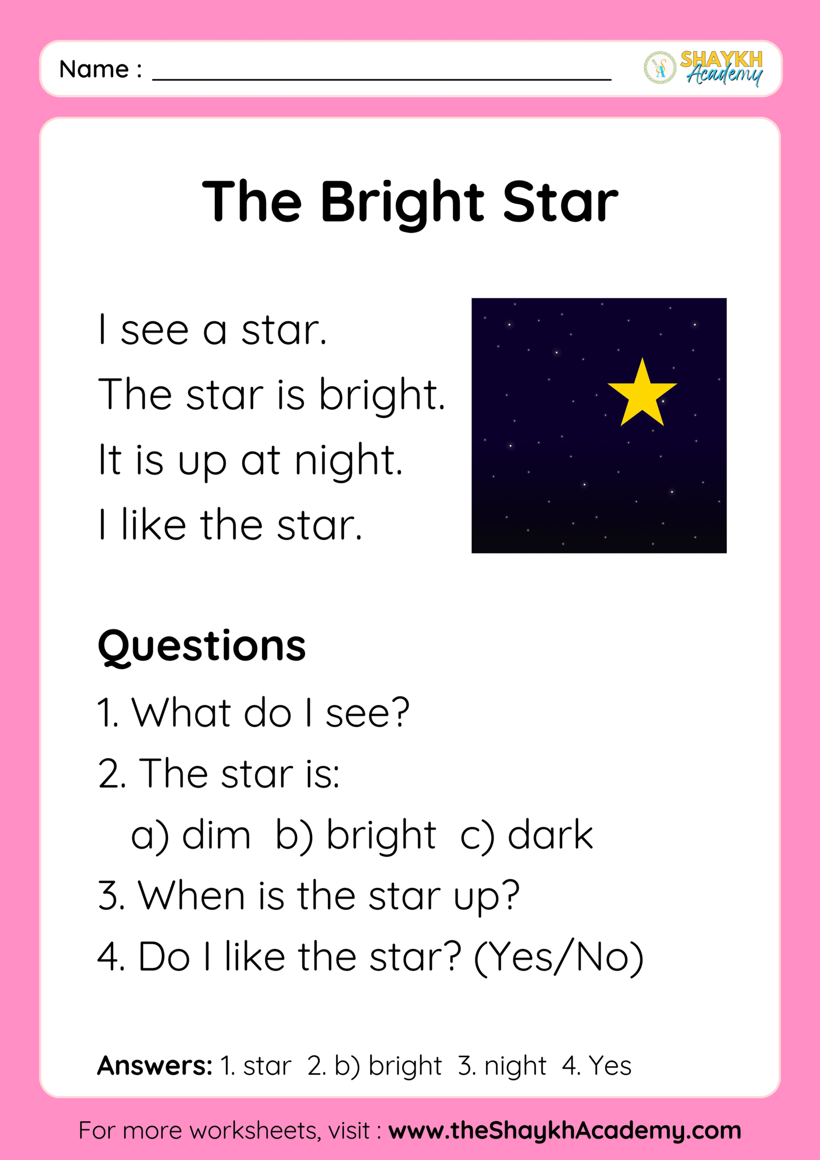 The Bright Star