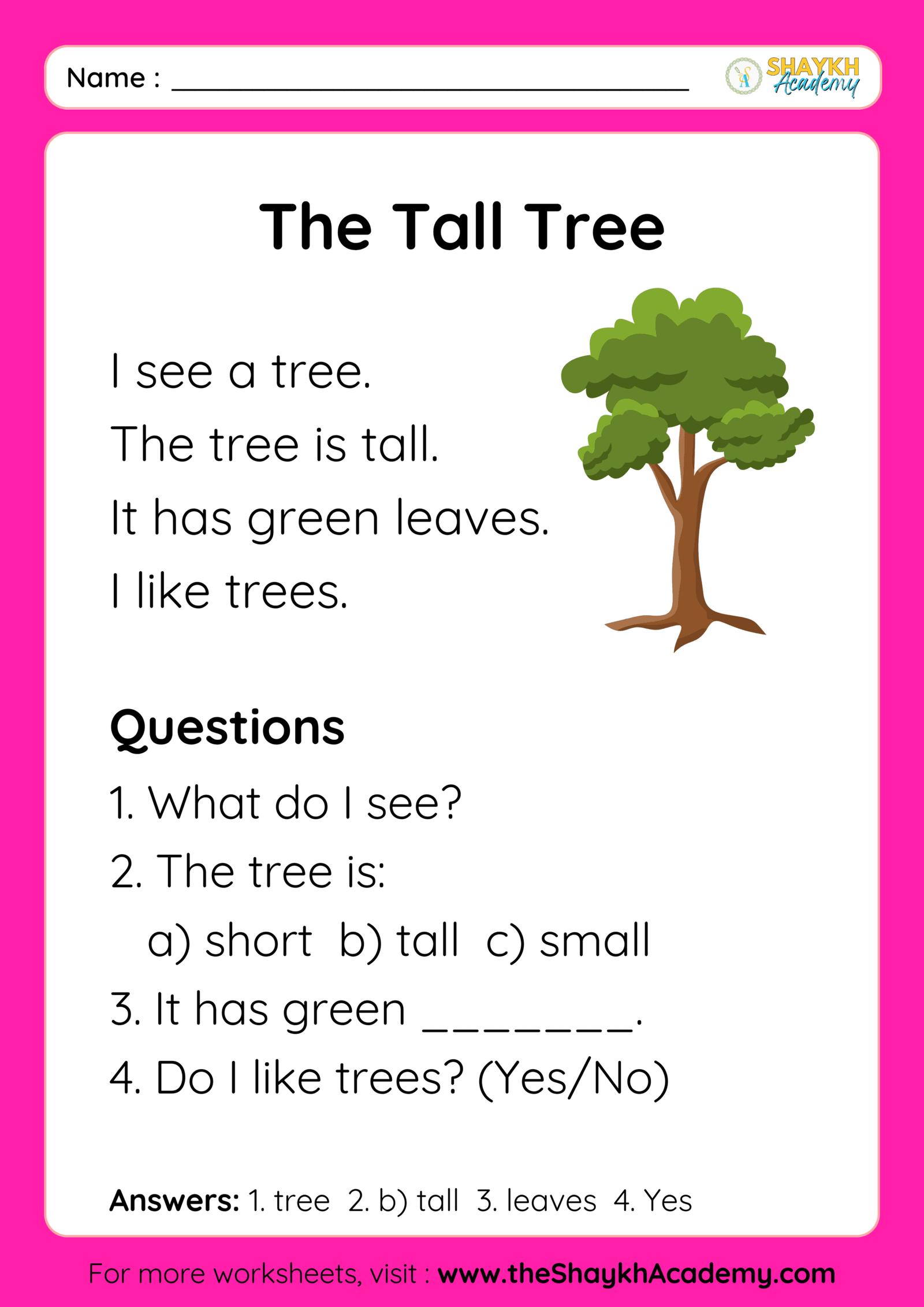 A Tall Tree