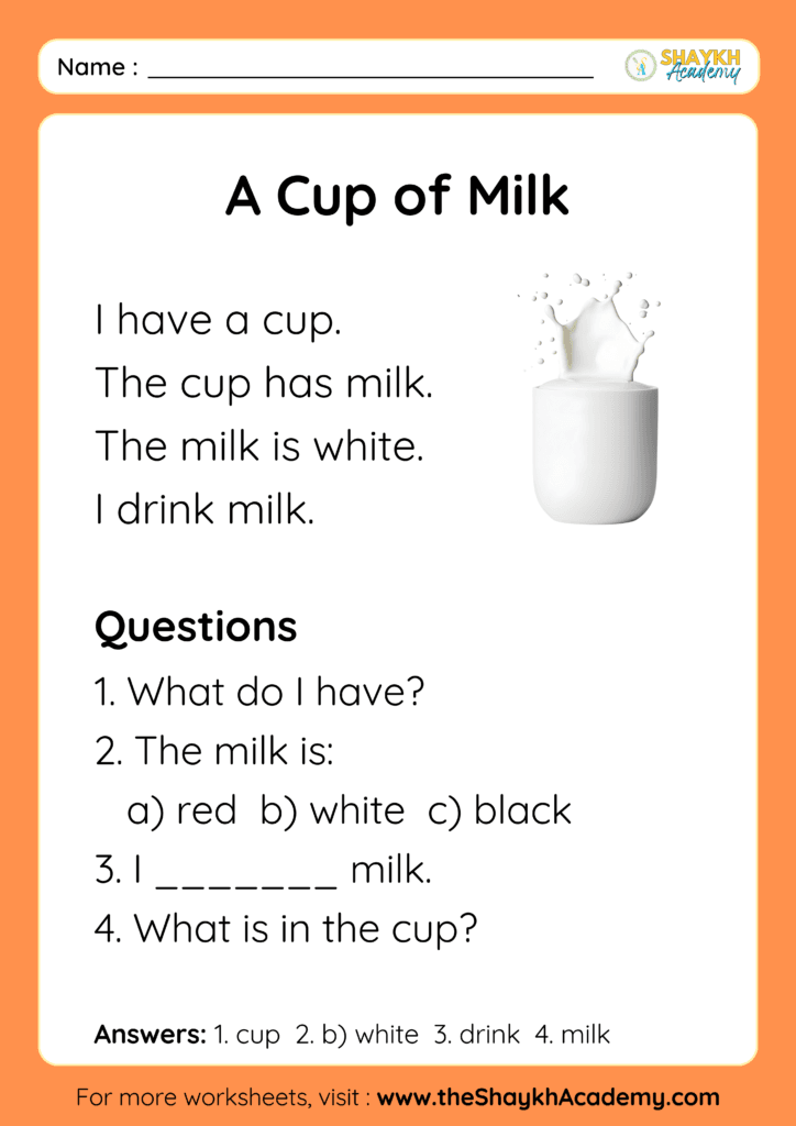 A Cup of Milk