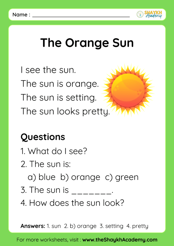 The Orange Sun