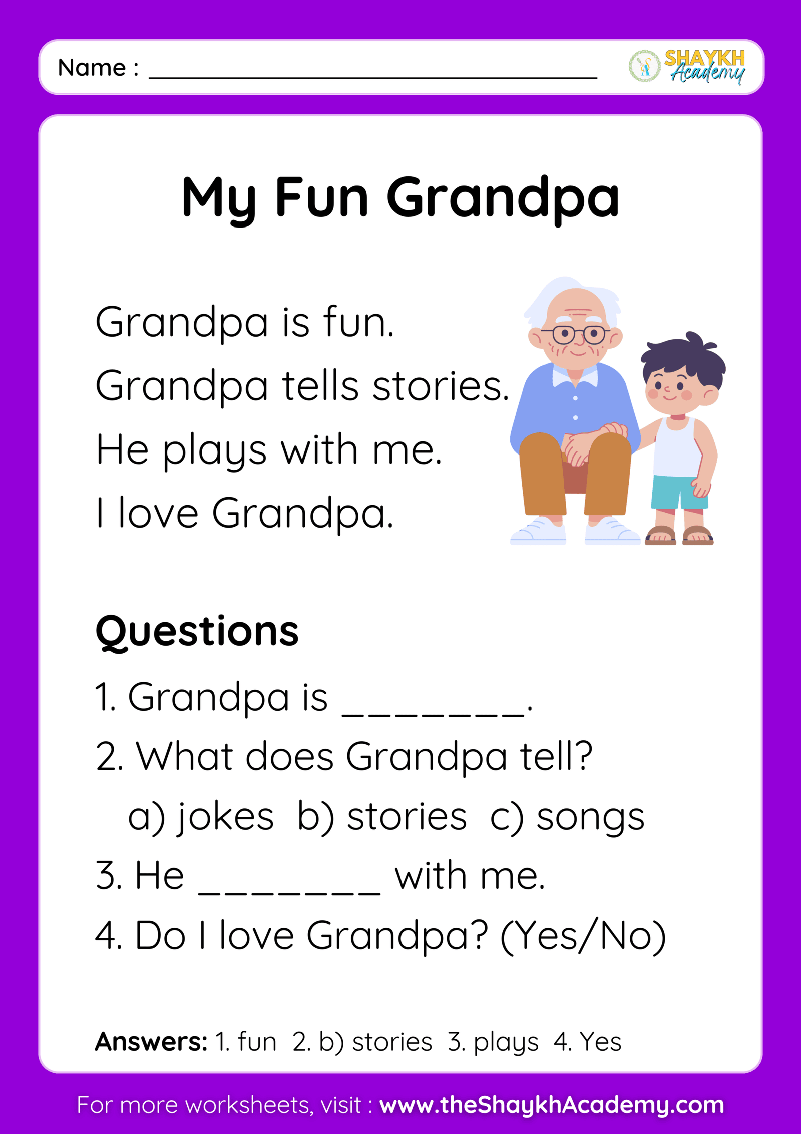 My Fun Grandpa