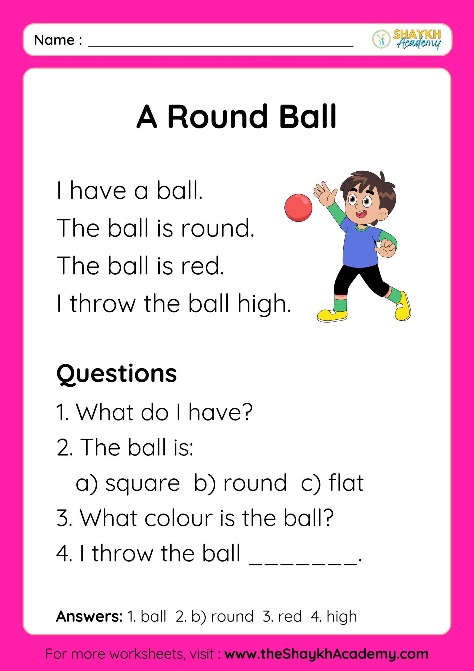 A Round Ball