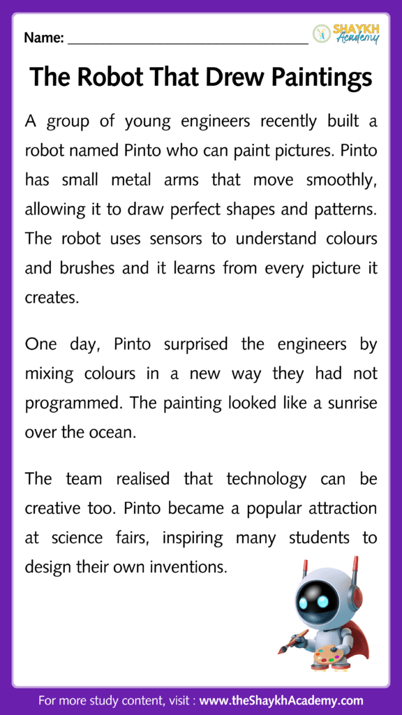 The Robot That Drew Paintings