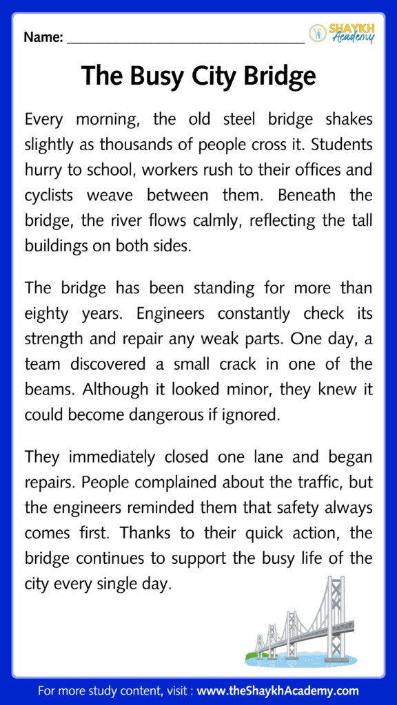 The Busy City Bridge