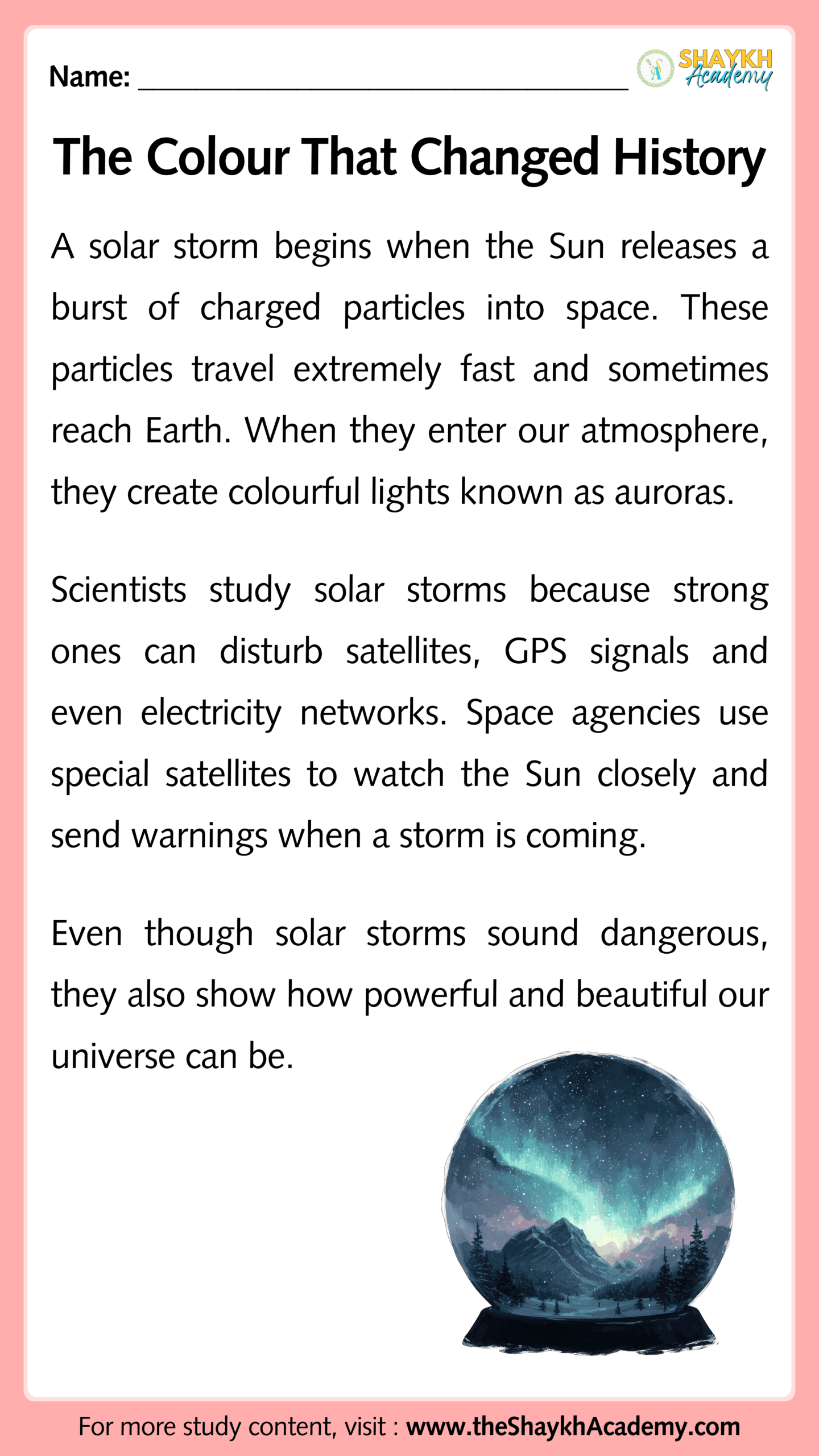 The Colour That Changed History