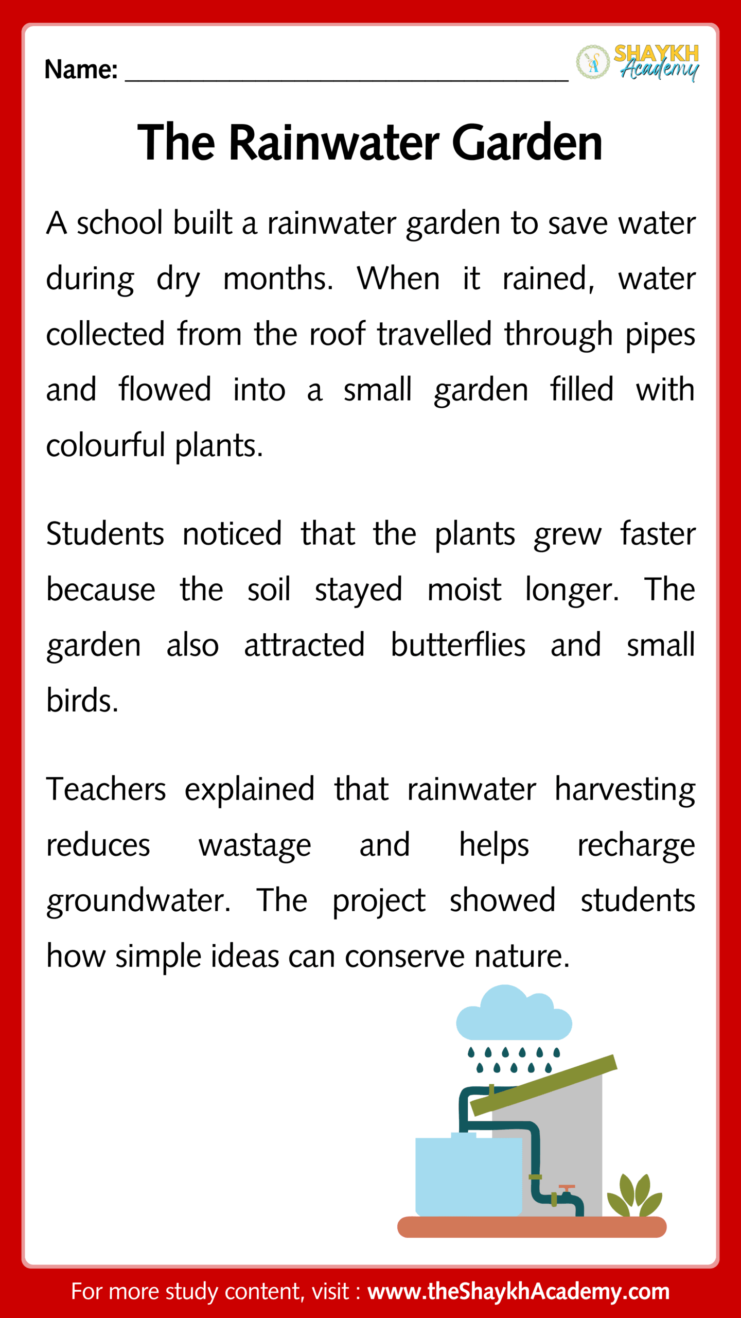 The Rainwater Garden