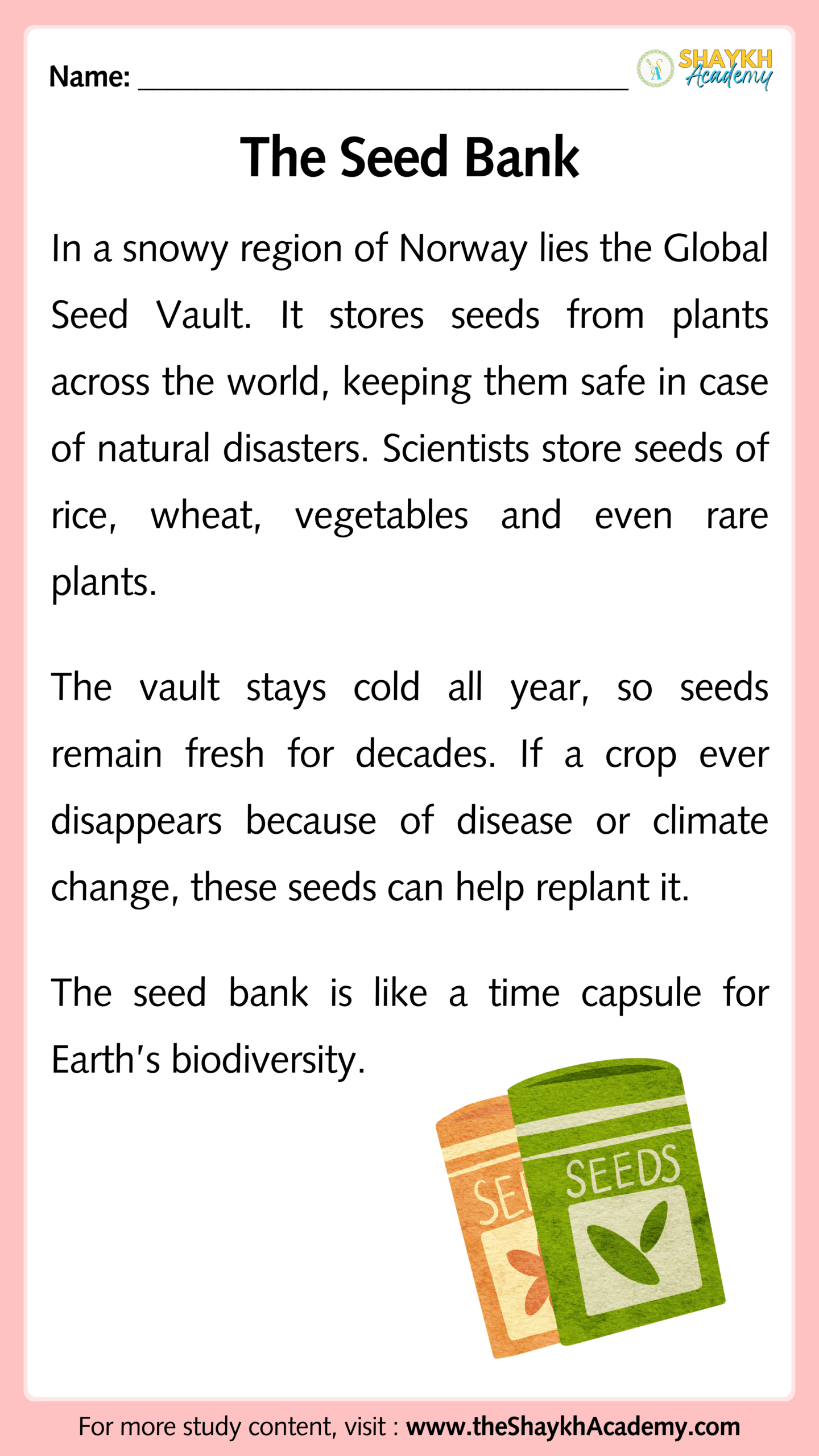 The Seed Bank