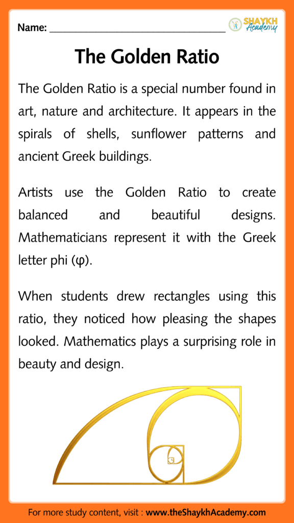 The Golden Ratio
