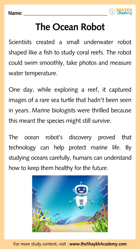 The Ocean Robot