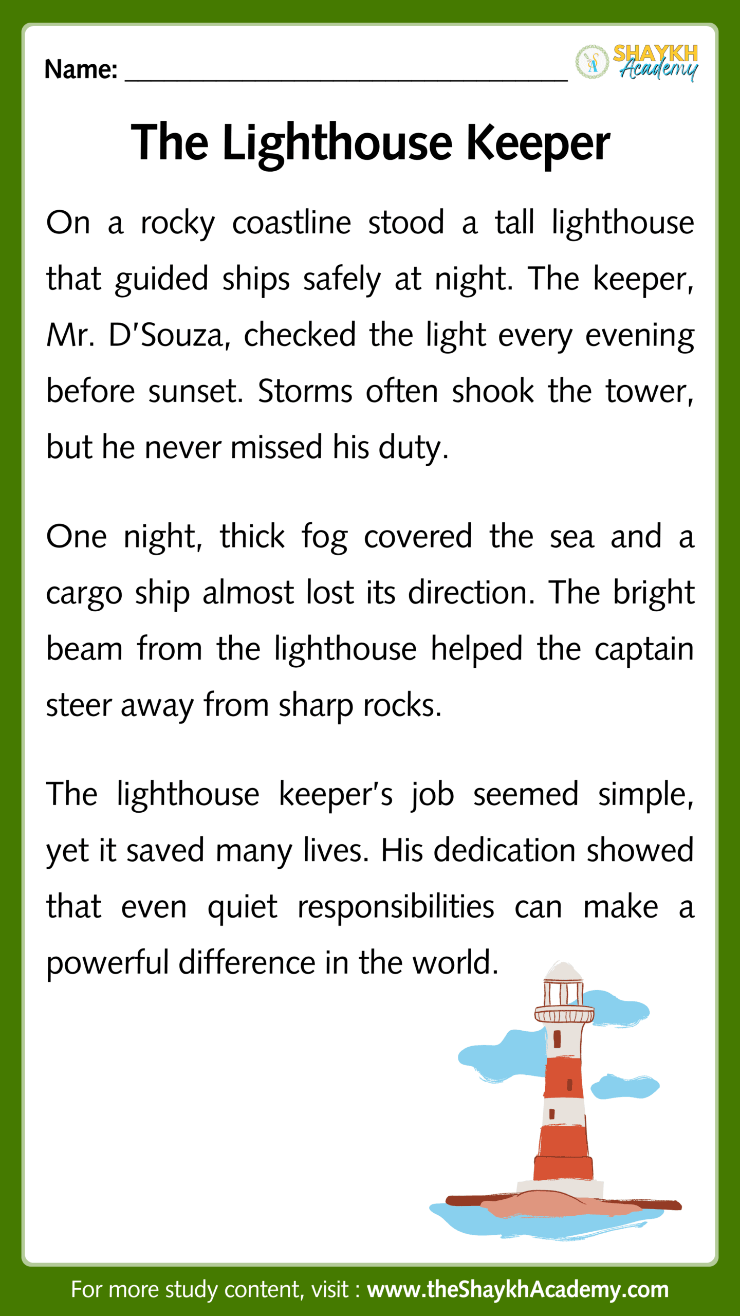 The Lighthouse Keeper