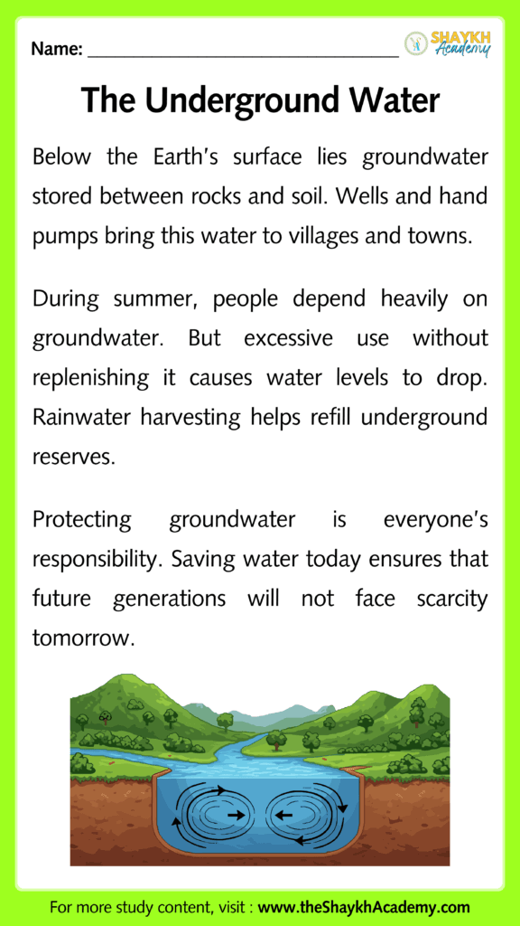 The Underground Water