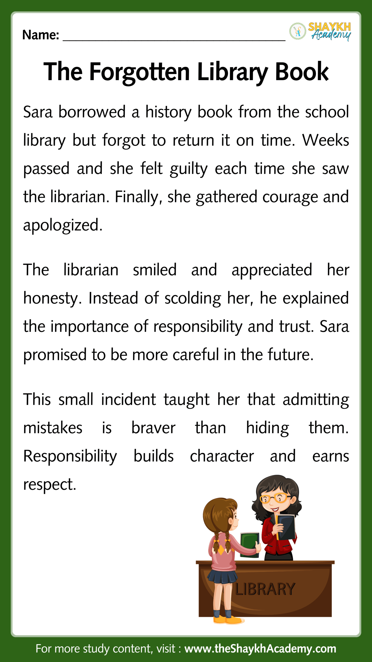 The Forgotten Library Book