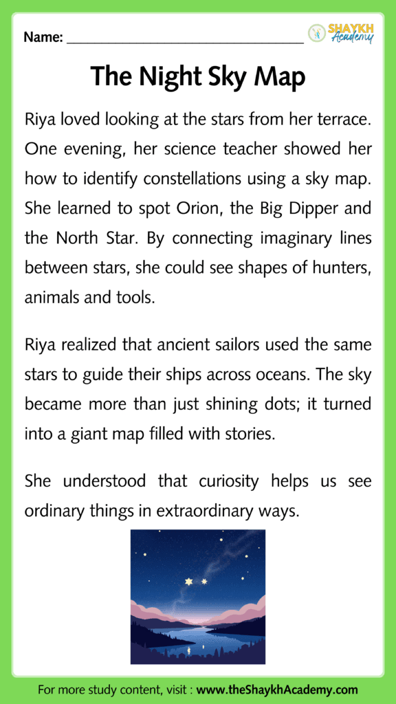 The Night Sky Map