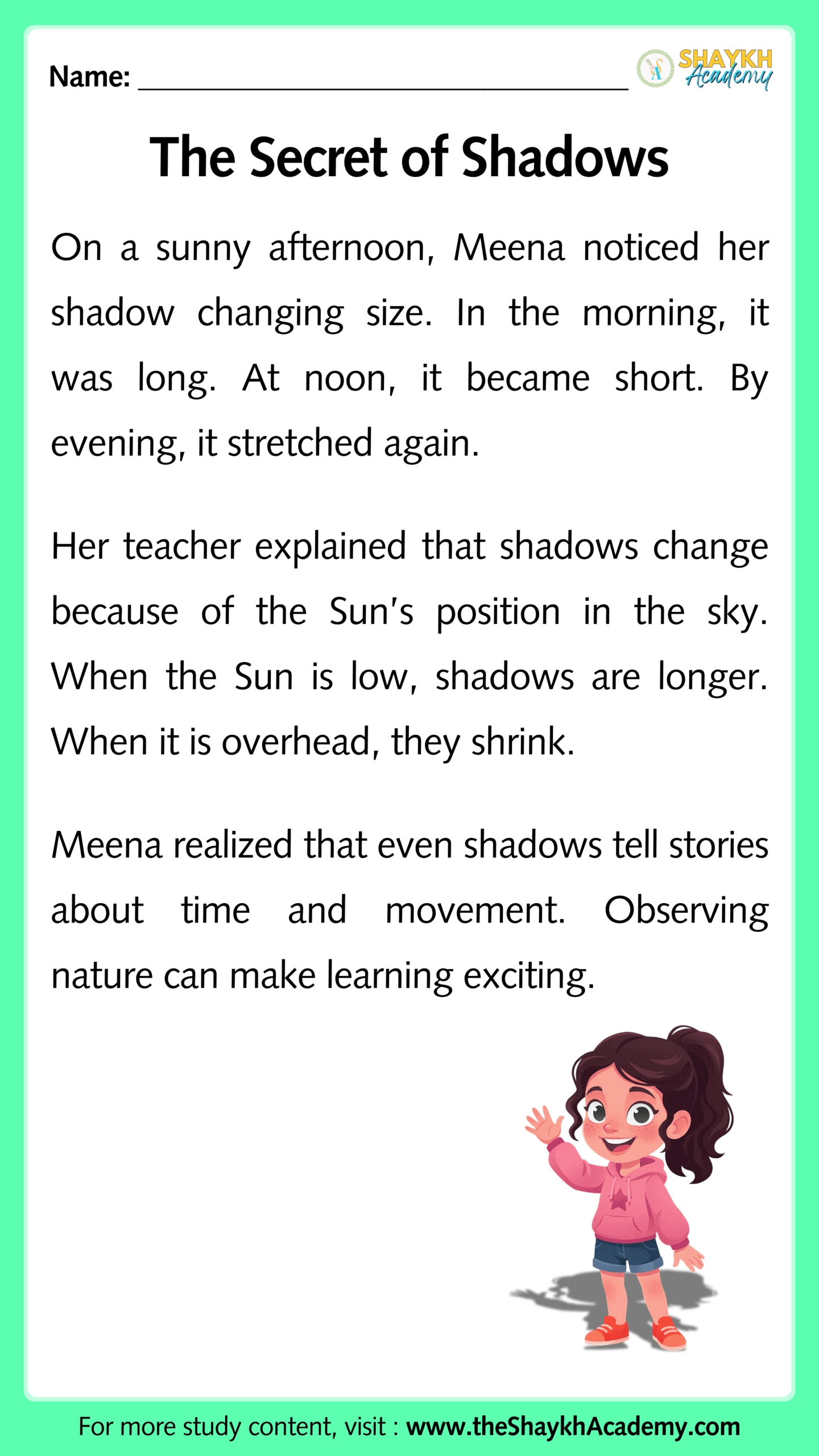 The Secret of Shadows