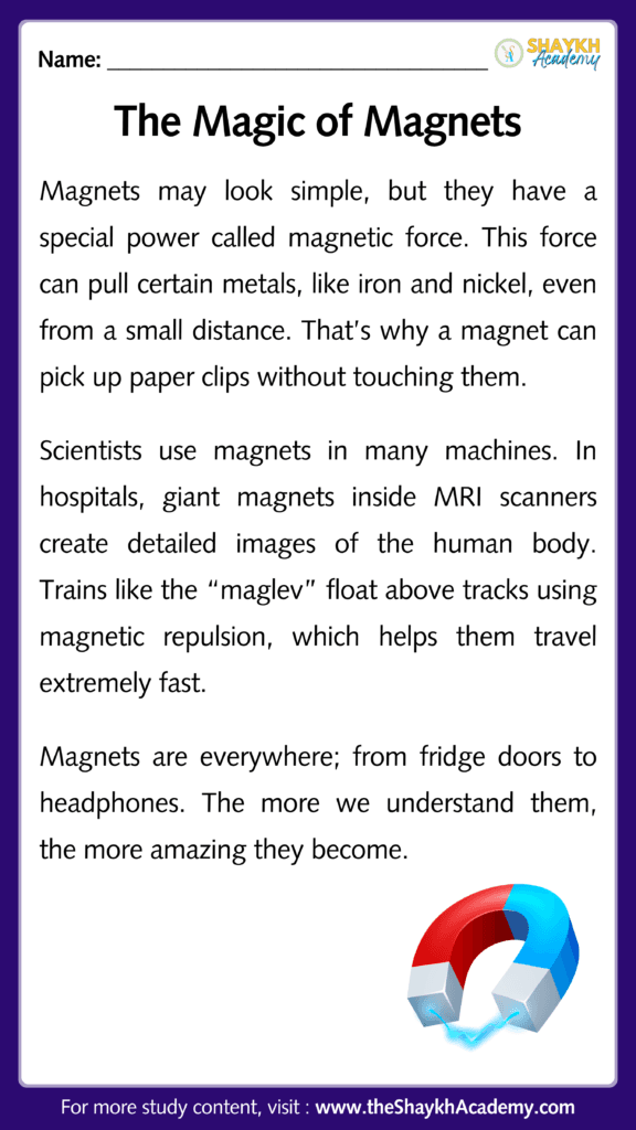 The Magic of Magnets
