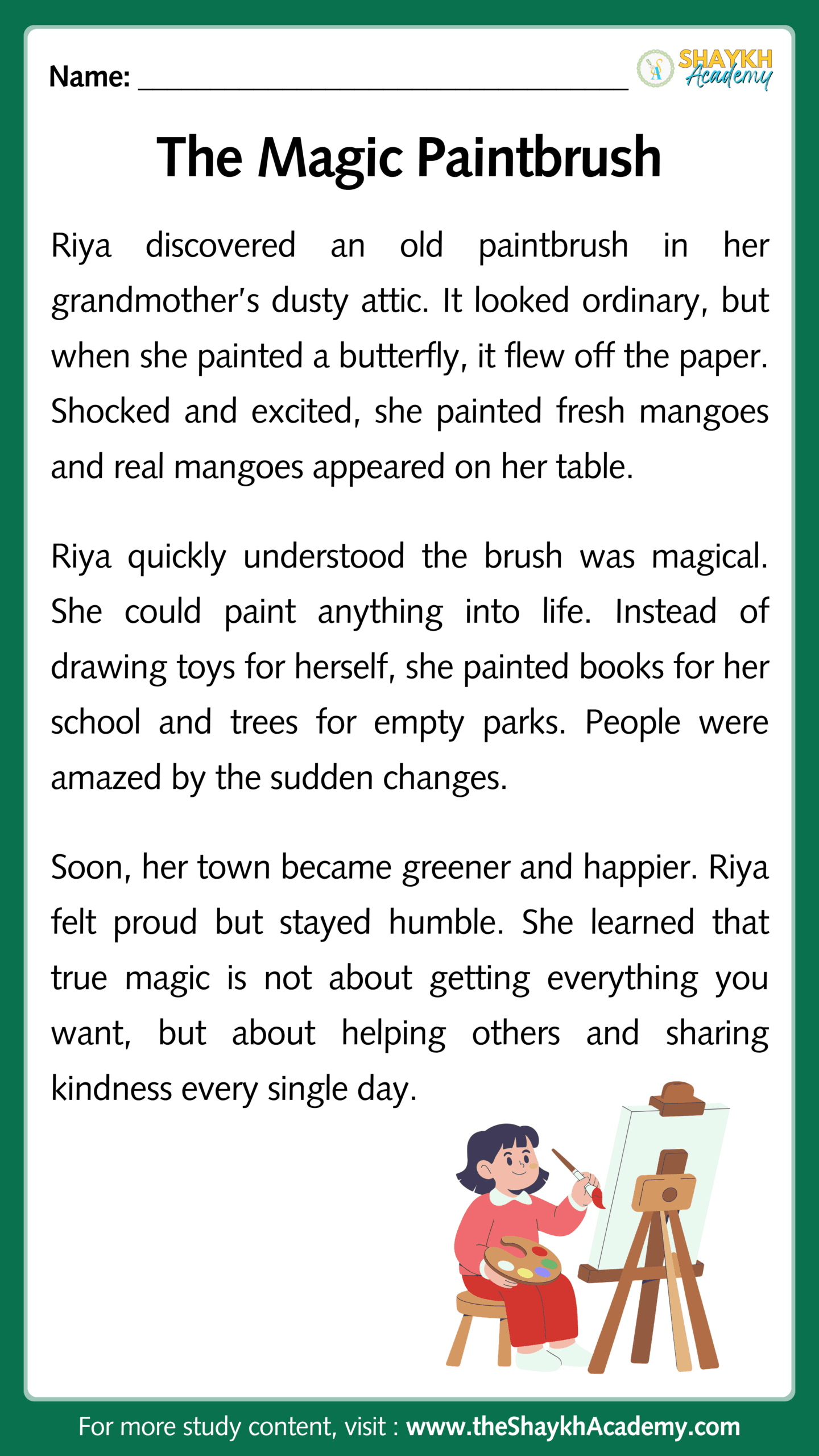 The Magic Paintbrush