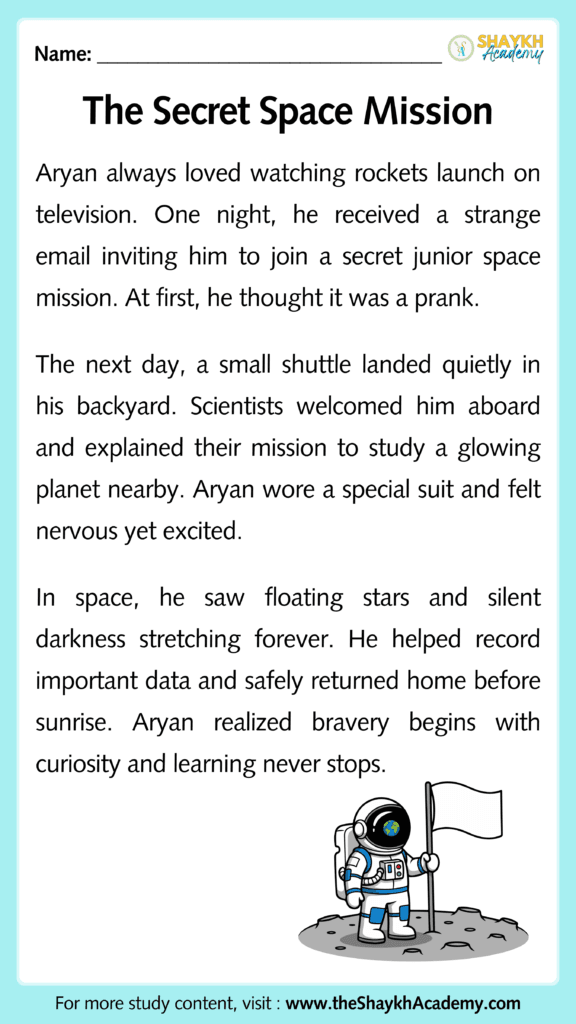 The Secret Space Mission