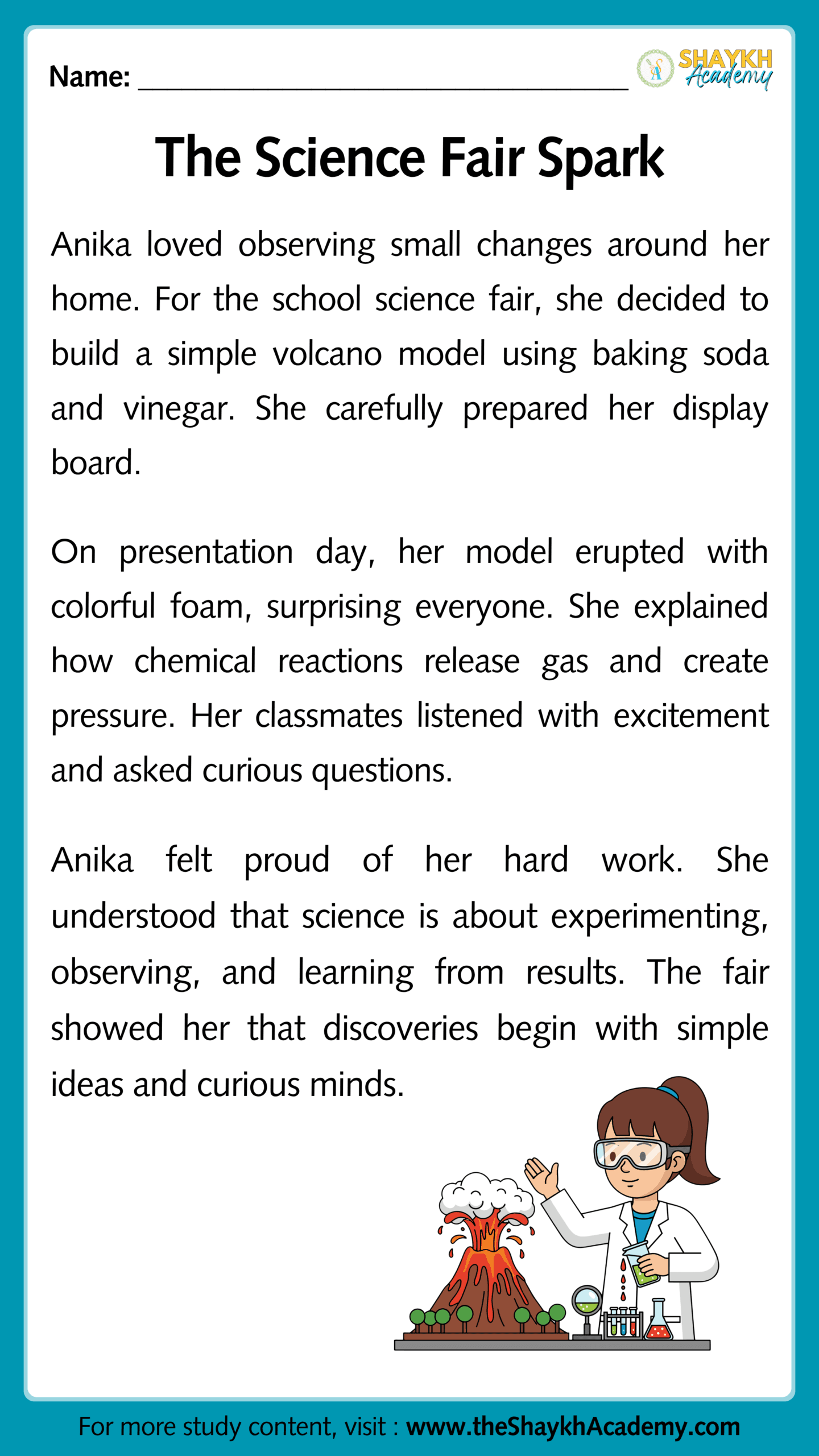 The Science Fair Spark